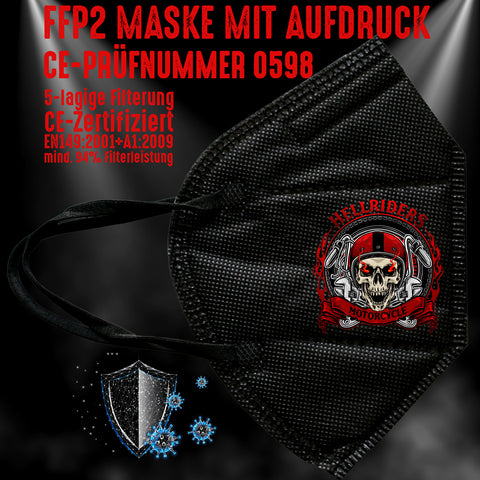 FFP2 Maske "Hellriders" 3 Farben