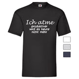 Men T-Shirt "Ich Atme" 4 Farben