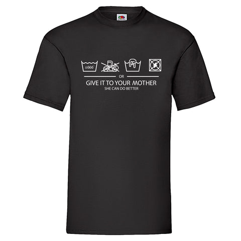 Men T-Shirt "Waschanweisung"
