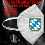 FFP2 Maske "Bayern Wappen" 8 Farben