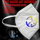 FFP2 Maske "Peace for Ukraine" 8 Farben