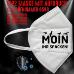 FFP2 Maske "Moin" 8 Farben