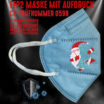 FFP2 Maske "Ho Ho Ho" 8 Farben