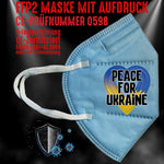 FFP2 Maske "Peace Heart" 8 Farben