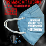 FFP2 Maske "Politiker Schutz" 8 Farben