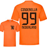 Party Shirt "Niederlande Trikot" 20 Namen oder eigener Name