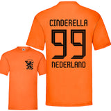 Party Shirt "Niederlande Trikot" 20 Namen oder eigener Name