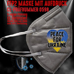 FFP2 Maske "Peace Heart" 8 Farben