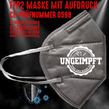 FFP2 Maske "Ungeimpft" 4 Farben