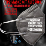 FFP2 Maske "Politiker Schutz" 8 Farben