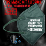 FFP2 Maske "Politiker Schutz" 8 Farben