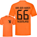 Party Shirt "Niederlande Trikot" 20 Namen oder eigener Name