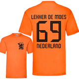 Party Shirt "Niederlande Trikot" 20 Namen oder eigener Name