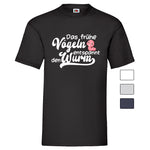 Men T-Shirt "entspannter Wurm" 4 Farben