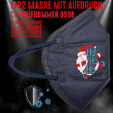 FFP2 Maske "Ho Ho Ho" 8 Farben