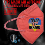 FFP2 Maske "Peace Heart" 8 Farben