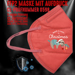 FFP2 Maske "Lazy Christmas" 8 Farben