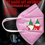 FFP2 Maske "Ho Ho Ho Wichtel" 8 Farben