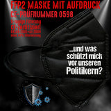 FFP2 Maske "Politiker Schutz" 8 Farben