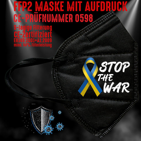 FFP2 Maske "Stop The War" 8 Farben