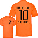 Party Shirt "Niederlande Trikot" 20 Namen oder eigener Name