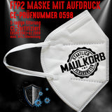 FFP2 Maske "Maulkorb" 4 Farben