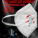 FFP2 Maske "Ho Ho Ho" 8 Farben