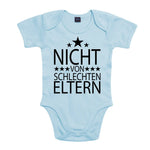 YouDesign Babybody 0-3 / Hellblau Babybody "Nicht Von Schlechten Eltern" 4 Farben