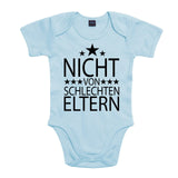 YouDesign Babybody 0-3 / Hellblau Babybody "Nicht Von Schlechten Eltern" 4 Farben