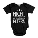 YouDesign Babybody 0-3 / Schwarz Babybody "Nicht Von Schlechten Eltern" 4 Farben