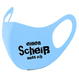 YouDesign Maske Hellblau Maske "Einen Scheiß" 5 Farben