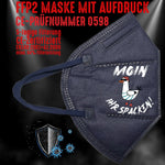 YouDesign Maske Navy FFP2 Maske "Captain Moin" 8 Farben