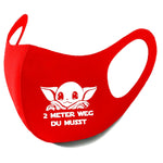YouDesign Maske Rot Maske "2 Meter" 5 Farben