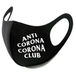 YouDesign Maske Schwarz Maske "Anti Corona" 5 Farben