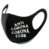 YouDesign Maske Schwarz Maske "Anti Corona" 5 Farben