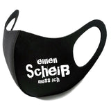 YouDesign Maske Schwarz Maske "Einen Scheiß" 5 Farben