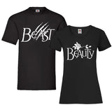 YouDesign T-Shirt Couple Shirt "Beauty And Beast II"