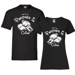 YouDesign T-Shirt Couple Shirt "Partners In Crime Mouse"