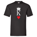 YouDesign T-Shirt King / S Couple Shirt "King And Queen Heart"
