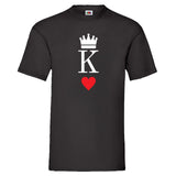 YouDesign T-Shirt King / S Couple Shirt "King And Queen Heart"