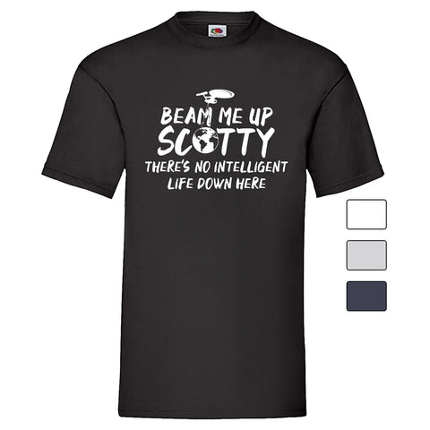 YouDesign T-Shirt Men T-Shirt "Beam me up Scotty" 4 Farben