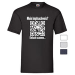 YouDesign T-Shirt Men T-Shirt "Impfnachweis" 4 Farben