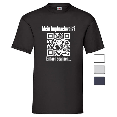 YouDesign T-Shirt Men T-Shirt "Impfnachweis" 4 Farben