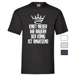 YouDesign T-Shirt Men T-Shirt "Kniet Nieder" 4 Farben