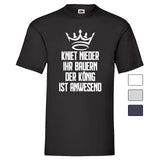 YouDesign T-Shirt Men T-Shirt "Kniet Nieder" 4 Farben