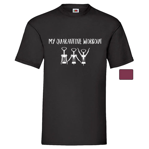 YouDesign T-Shirt Men T-Shirt "My Quarantine Workout" 2 Farben