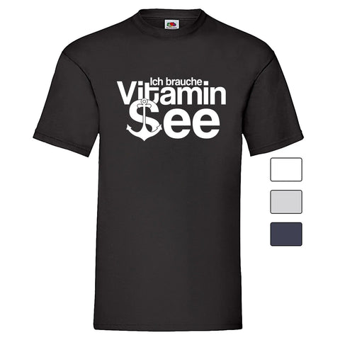 YouDesign T-Shirt Men T-Shirt "Vitamin See" 4 Farben