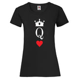 YouDesign T-Shirt Queen / XS Couple Shirt "King And Queen Heart"