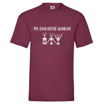 YouDesign T-Shirt S / Bordeaux Men T-Shirt "My Quarantine Workout" 2 Farben