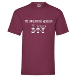 YouDesign T-Shirt S / Bordeaux Men T-Shirt "My Quarantine Workout" 2 Farben